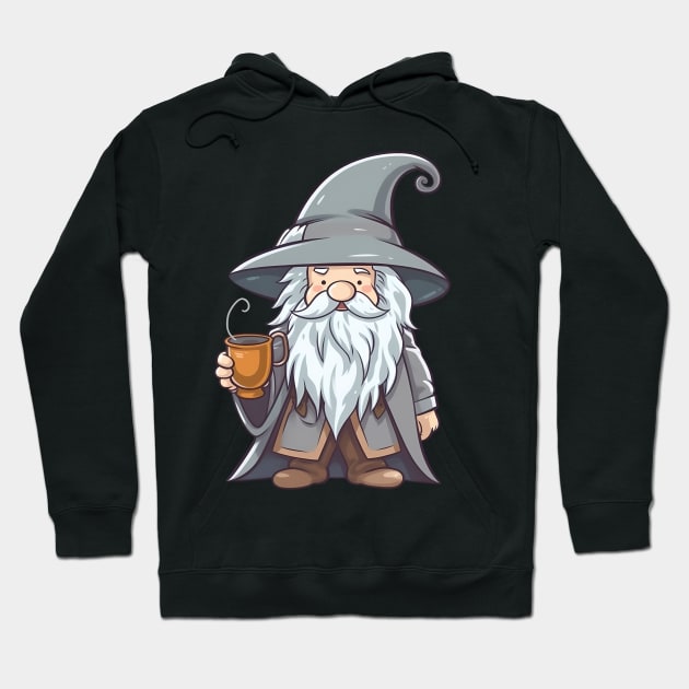 Magic but first coffee! Hoodie by Brilliant Tee Shop